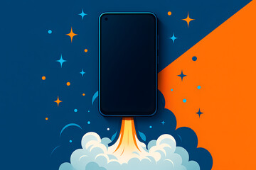 Mobile Technology Ascends: A Bold Illustration of Innovation and Progress