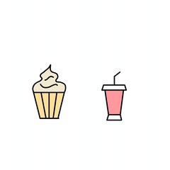 ice cream and cola