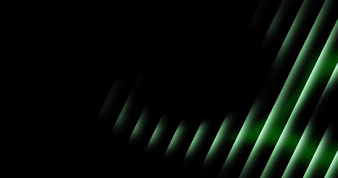 A layered glass pale green gradient on a black background. Rough noise texture