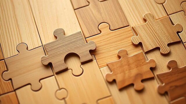 epizootic. Jigsaw puzzle with one mismatched piece, an overhead shot with natural light. tutorial guides, club newsletters, designed for tourism and weekend activity guides, supports event promotion.