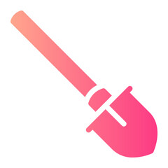 shovel gradient icon