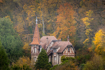 Manoir Picard perdu dans la foret de  Compiène