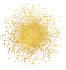 金色の吹き出し