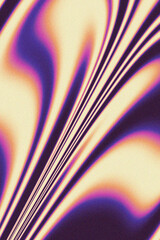 Colorful abstract background with soft gradient lines in warm cream, purple and orange tones