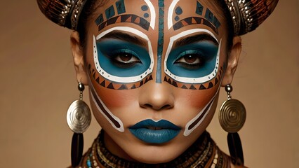 Tribal Face Art 2