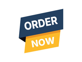 Order now promotional graphic with bold text
