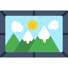 Fototapeta premium Photo Icon
