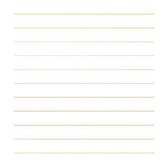 Gold writing lines.