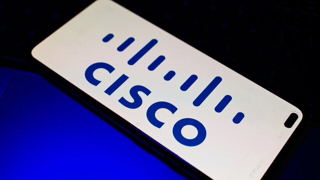 London, UK, 06.11.2025: Cisco logo on phone screen