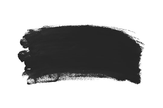 Isolated abstract paint brush strokes on transparent background. Colorful artistic texture for creative design, decoration and digital art.