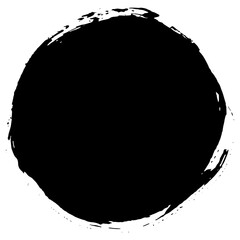 Unique hand drawn black ink brush strokes for creative designs