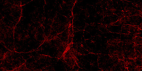 Dark red scratch and crack grunge distressed dust wall background. panorama dark red stone marble slate backdrop vintage background. pattern and texture of cracks, scratch rusty wall and chip.
