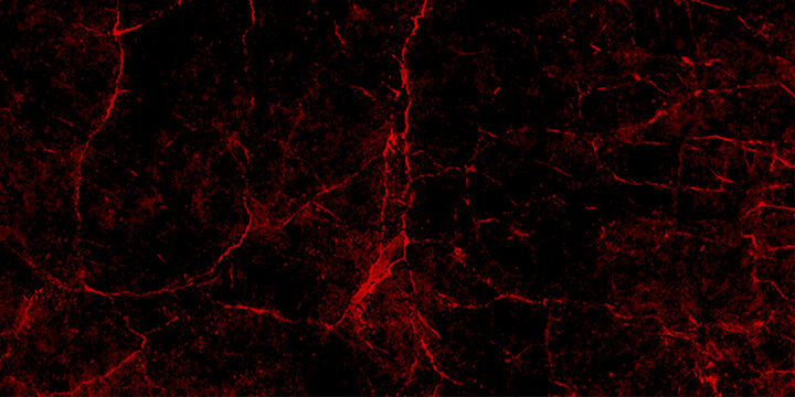 Dark red scratch and crack grunge distressed dust wall background. panorama dark red stone marble slate backdrop vintage background. pattern and texture of cracks, scratch rusty wall and chip.