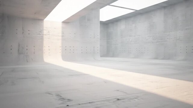 ミニマル建築美 白壁の緩 視点
