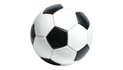 Traditional black and white patterned spherical object floats against deep black backdrop