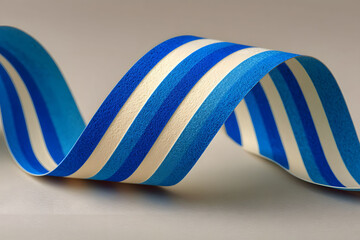 Abstract Blue and White Wave Pattern Design for Modern Decor and Backgrounds