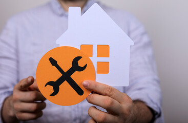 High-quality image depicting home repair, maintenance, and renovation services. Perfect for real estate, contractors, and handymen.