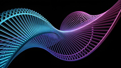 Abstract iridescent background design, 3d render
