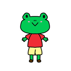 frog with heart
