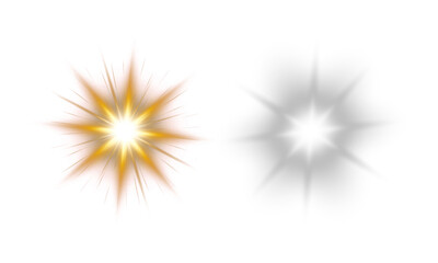 Trendy Warm Golden Radiant Starburst Set on Transparent Background Background Illustration Vector. Warm golden glowing starburst—ideal for overlays, celebrations, festive scenes, shining accents ...