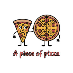 Delicious pizza isolated icon vector illustration design