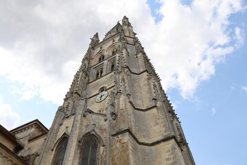 La basilique Saint Eutrope, ville de Saintes, département de la Charente Maritime, France