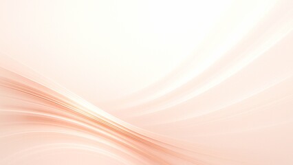 Soft Peach Abstract Background with Gentle Light Waves