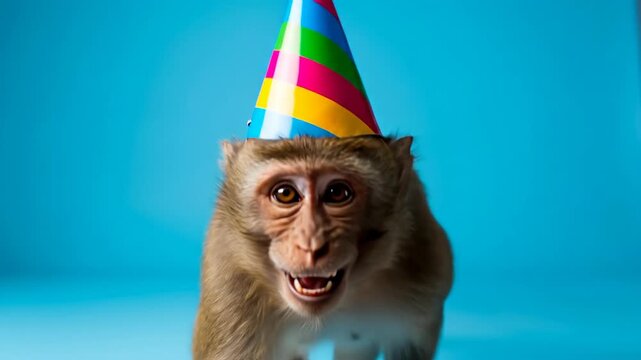 Monkeys Birthday Bash - A Hilarious Celebration in Blue.