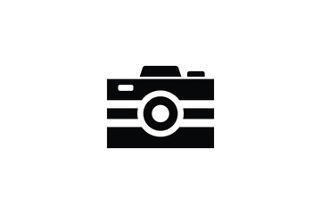 camera logo icon vector illustration