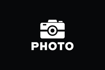 camera logo icon vector illustration