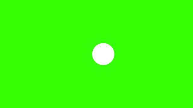 circle transition overlay or video mask green screen loop. Ellipse Zoom Transition, circle wipe transition animation background 4k, Abstract loader, opening, or wipe effect for screen design.