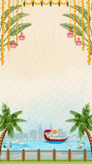 Wedding Invitation Green and Pink Elegant Vintage Floral South Blank Card Background