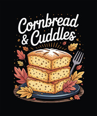 Thanksgiving Turkey Day Celebration T-shirt Design, Autumn Harvest Feast with Roast Turkey, Pumpkins, Fall Leaves, Cozy Seasonal Decor & Warm Holiday Atmosphere for Family Gathering and Festive Dinner