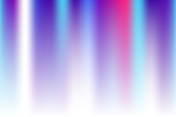 Pink, blue illuminated foil light, shadow background, with smooth iridescent blurred gradient neon strips, abstract liquid texture wallpaper with copy space. Aesthetic product backdrop decoration.