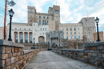 Castle in Stobnica, Main Gates. Greater Poland Region, Poland