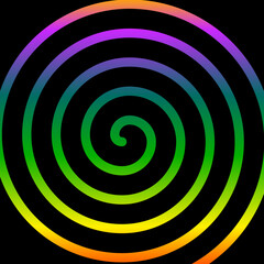 Hello colorful neon sign vector illustration with black background for greeting card and decoration