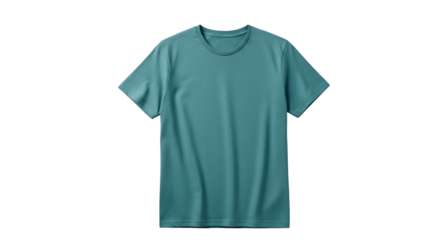 Plain short sleeve athletic garment displayed against a solid black background