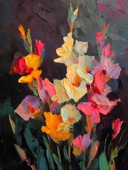 still life flower wood background