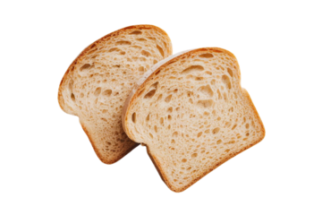 Freshly baked bread slices for healthy breakfast or delicious sandwich ideas and culinary creations