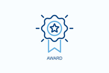 Award Icon Or Logo Isolated Vector Illustration
