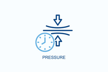 Pressure Icon Or Logo Isolated Vector Illustration