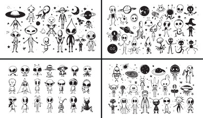 astronaut doodle art, space explorer vector, rocket launch illustration, outer space science drawing, cosmic astronaut design, creative space mission clipart, universe exploration art, hand drawn spac