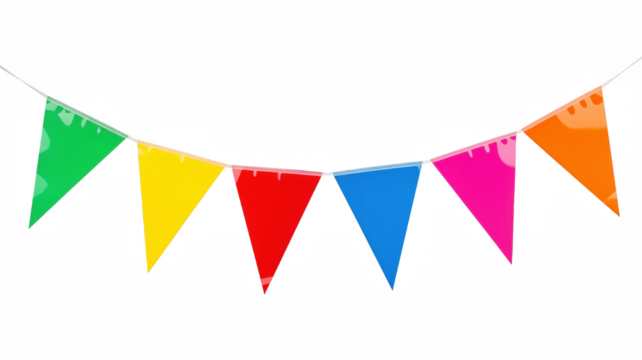 Colorful Party Flag Bunting Garland