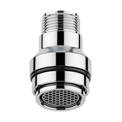 Chrome Faucet Aerator Adapter