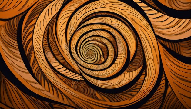 spiral pattern wallpaper