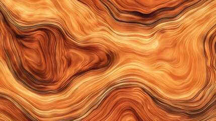 Seamless wood grain texture with natural patterns and warm brown tones