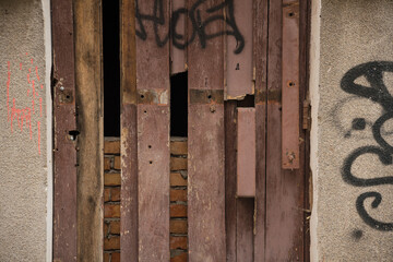 Abandoned Soviet water tower — old industrial architecture of the 20th century