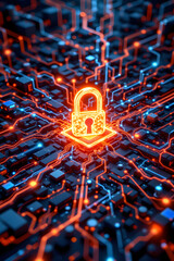 Futuristic Cybersecurity Network with Encrypted Data Grid