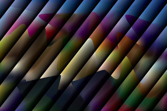 Diagonal abstract light and dark stripes create a geometric pattern of blended gradient colors