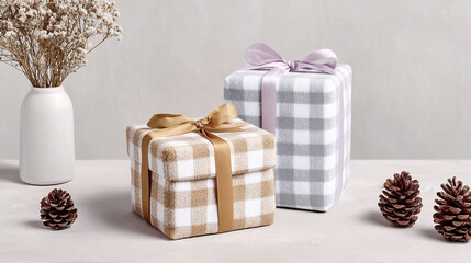 Pastel-wrapped gift boxes — versatile shot for gift assortments, retail and packaging concepts.